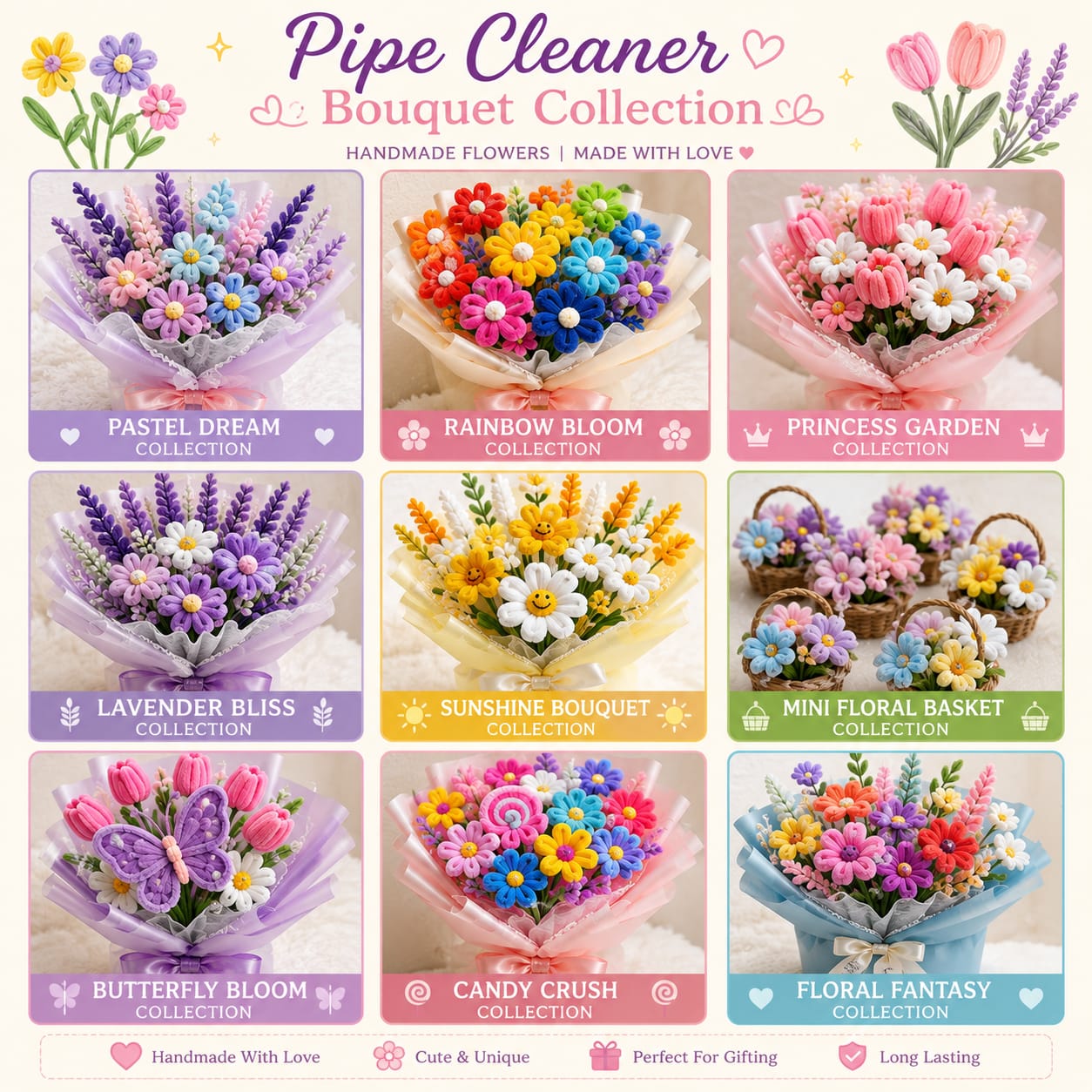 Pipe Cleaner Bouquet
